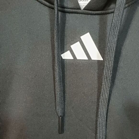 All-American Team Hoodie Mens XL Black Adidas College Soccer Sports Drawstring - Picture 3 of 11